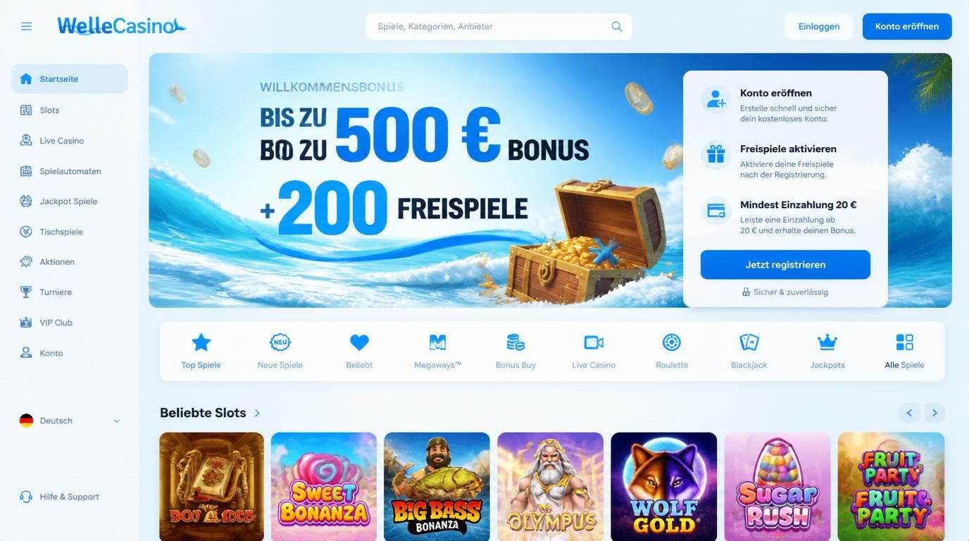 Ein neuer Willkommensbonus macht den Einstieg spannend