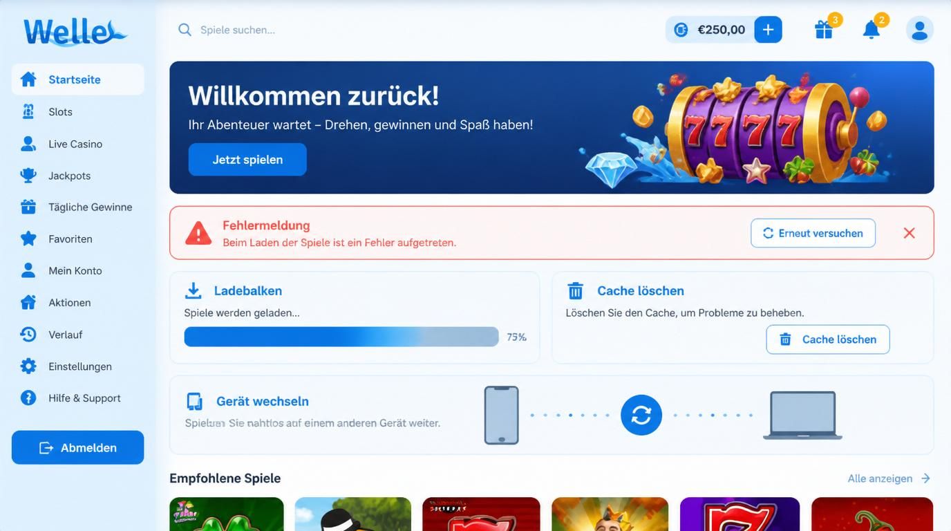 Technikproblem mit Lösungsschritten angezeigt